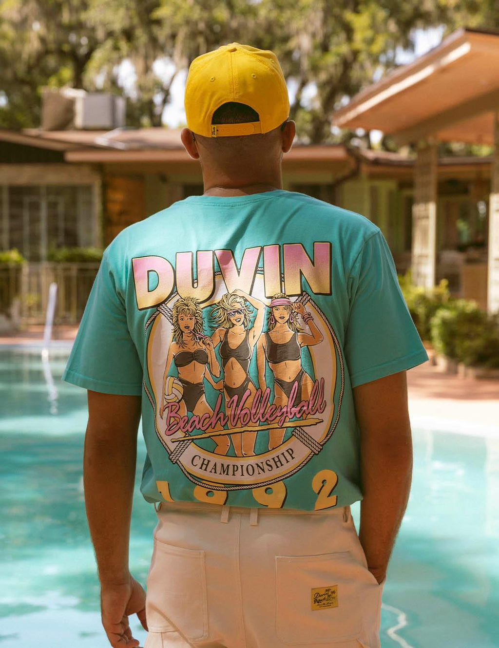 Beach Volley Tee - Marine