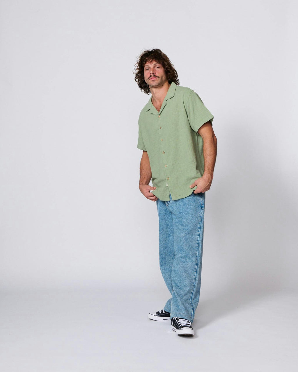 Ernie Resort Shirt - Seagrass
