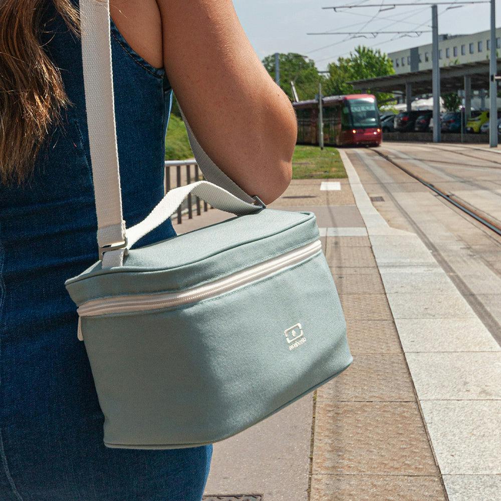 Monbento Arctic Insulated Cooler Lunch Bag - Green Natural