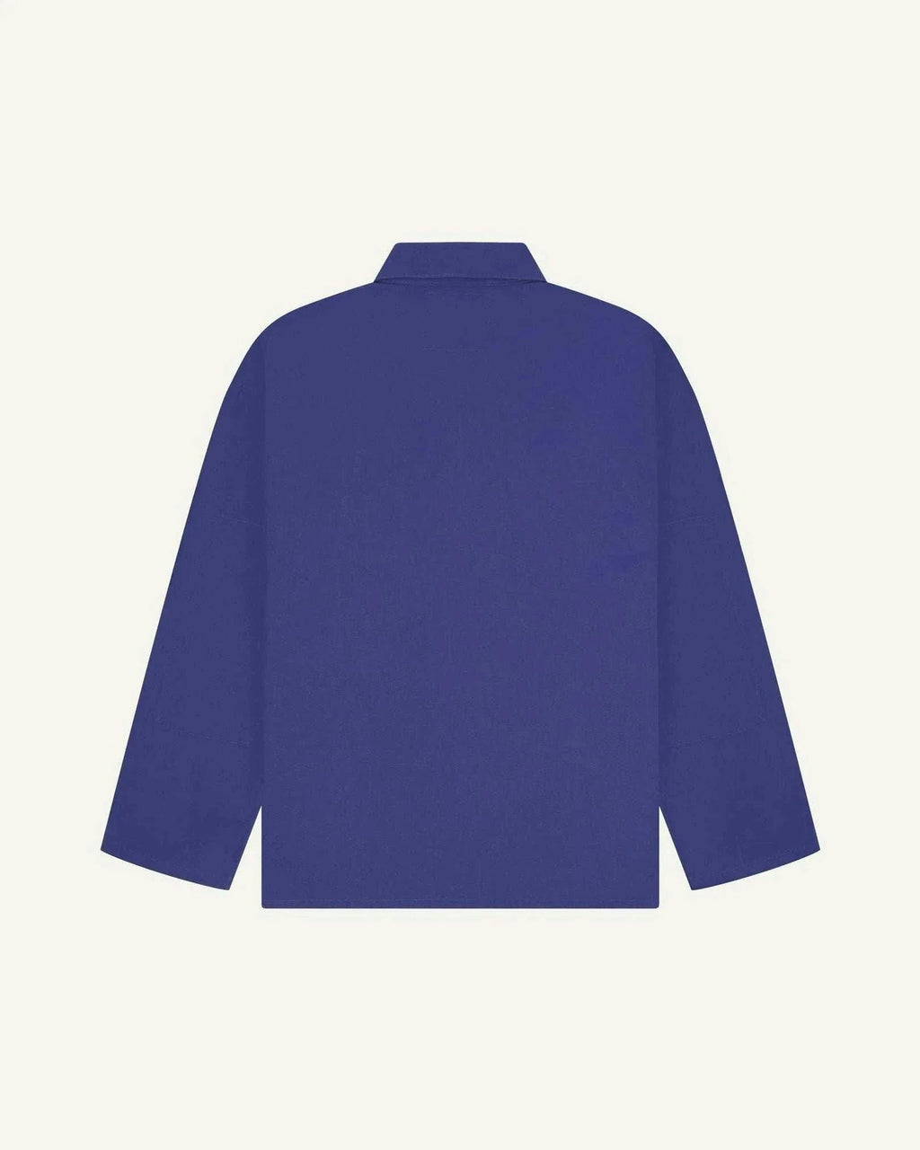 Uskees 3001 Button Overshirt in Ultra Blue