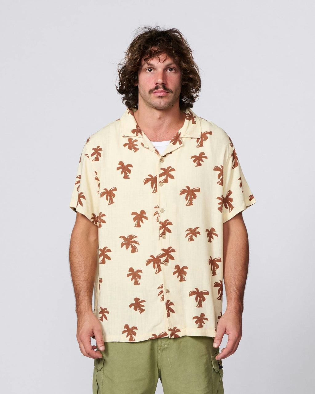 Palms Shirt - Ecru