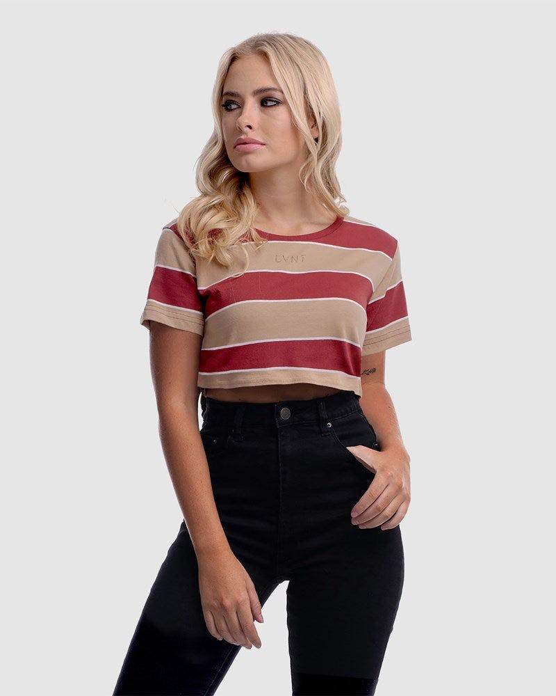 Read Between Crop Top