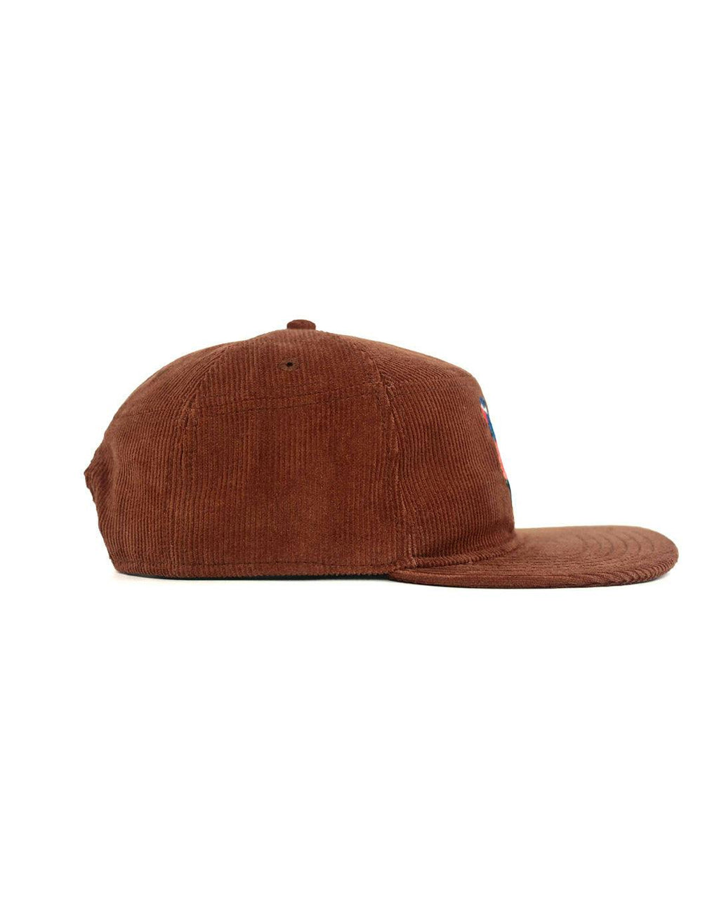 The Stash Cap - Rainbow Lorikeet -  Brown Corduroy
