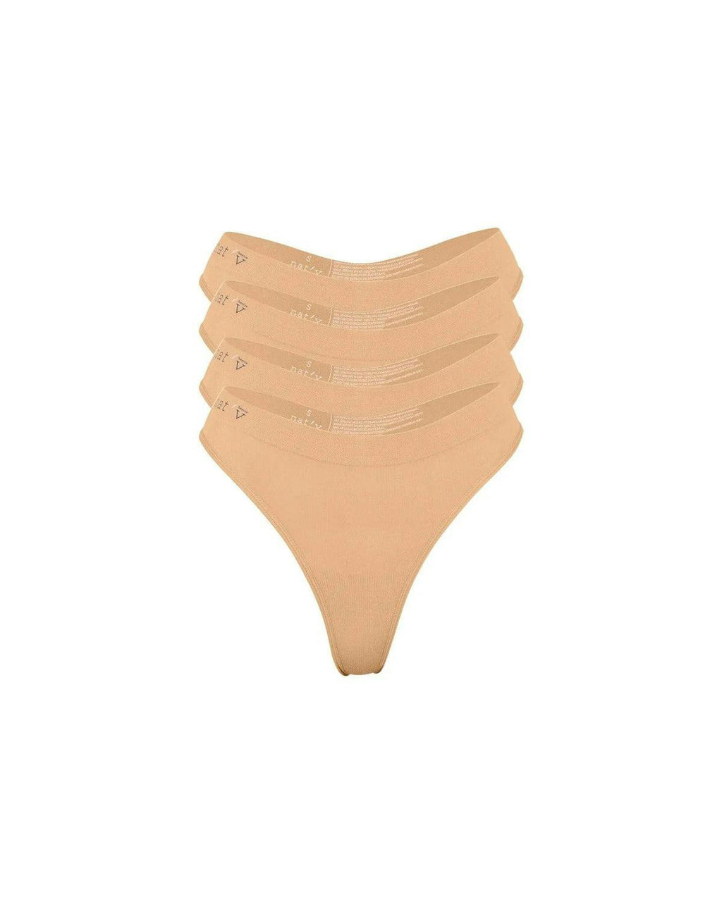 Cheeky Modal G-String Underwear 4 Pack - Bone
