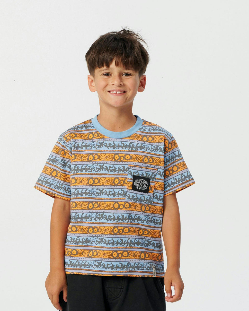 Coggs Stripe Tee - Powder Blue