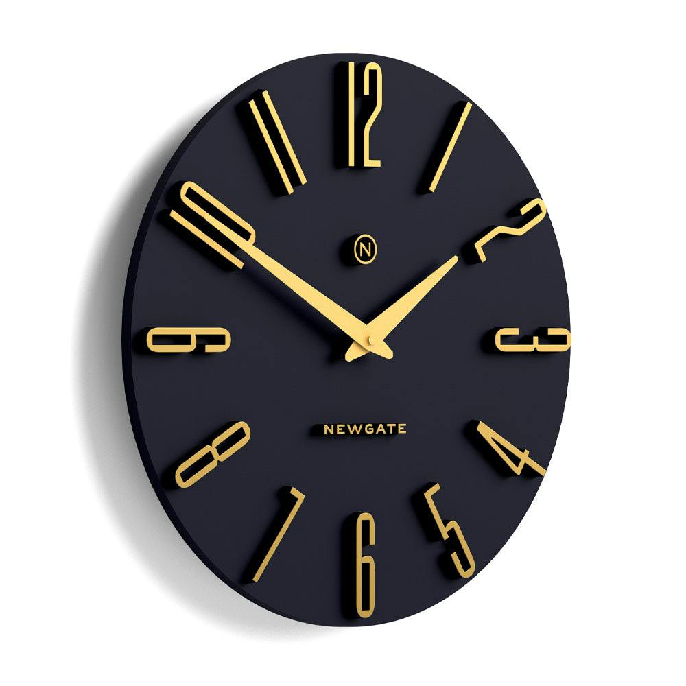 Newgate Empire State Wall Clock-Petrol Blue