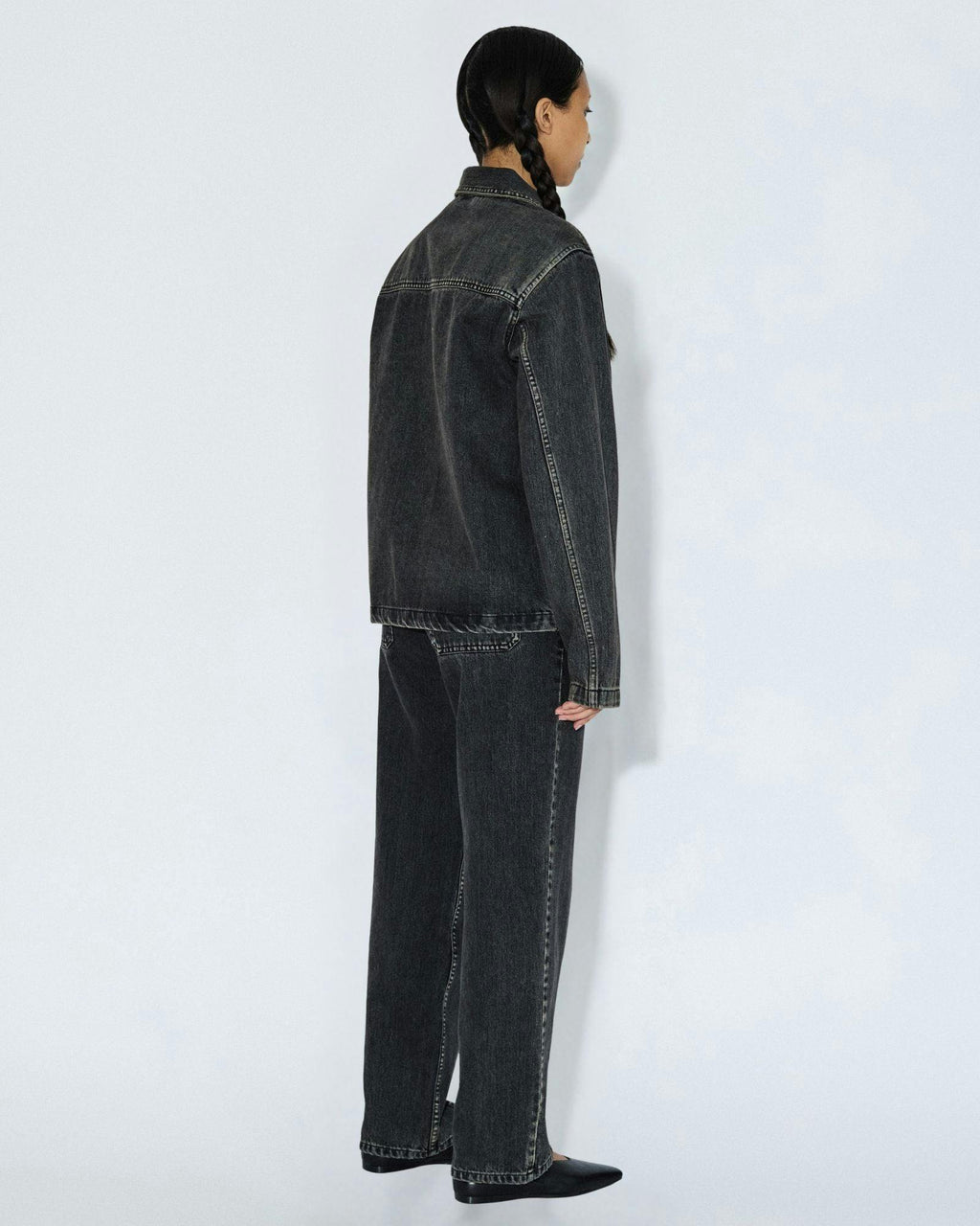 Evon Worker Jacket - Aged Black
