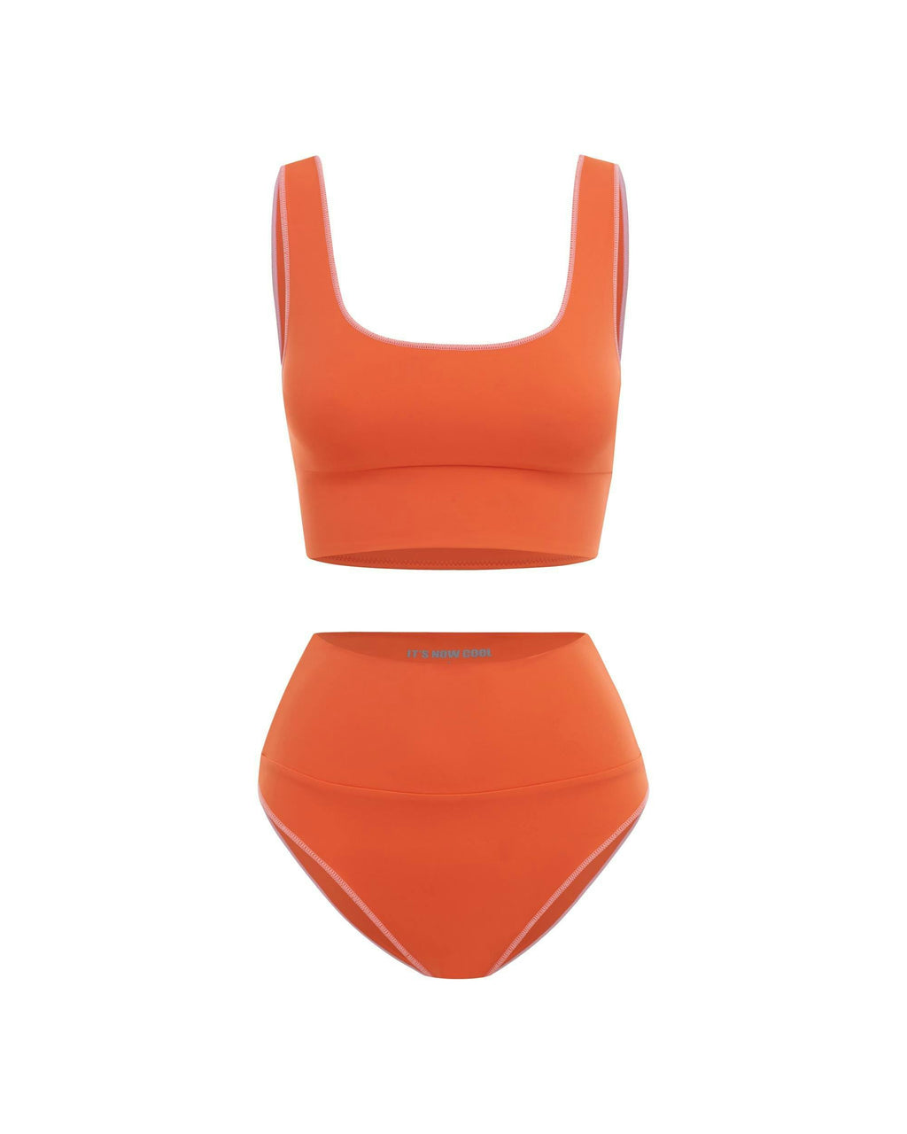THE CONTOUR CROP TOP - FLAME