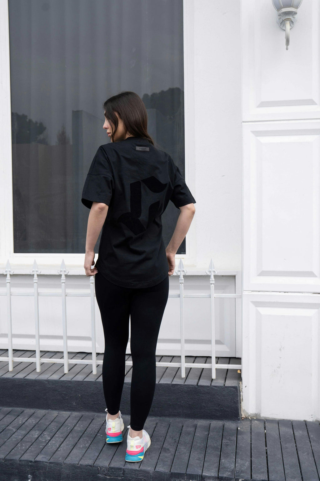 Mens Clubman 'Cyper' T-shirt / Black