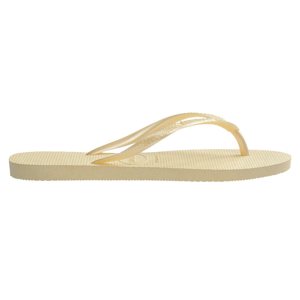 Slim Metallic Thongs