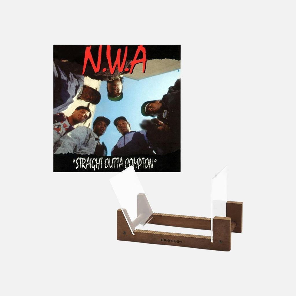 N.W.A. Straight Outta Compton - Vinyl Album & Crosley Record Storage Display Stand