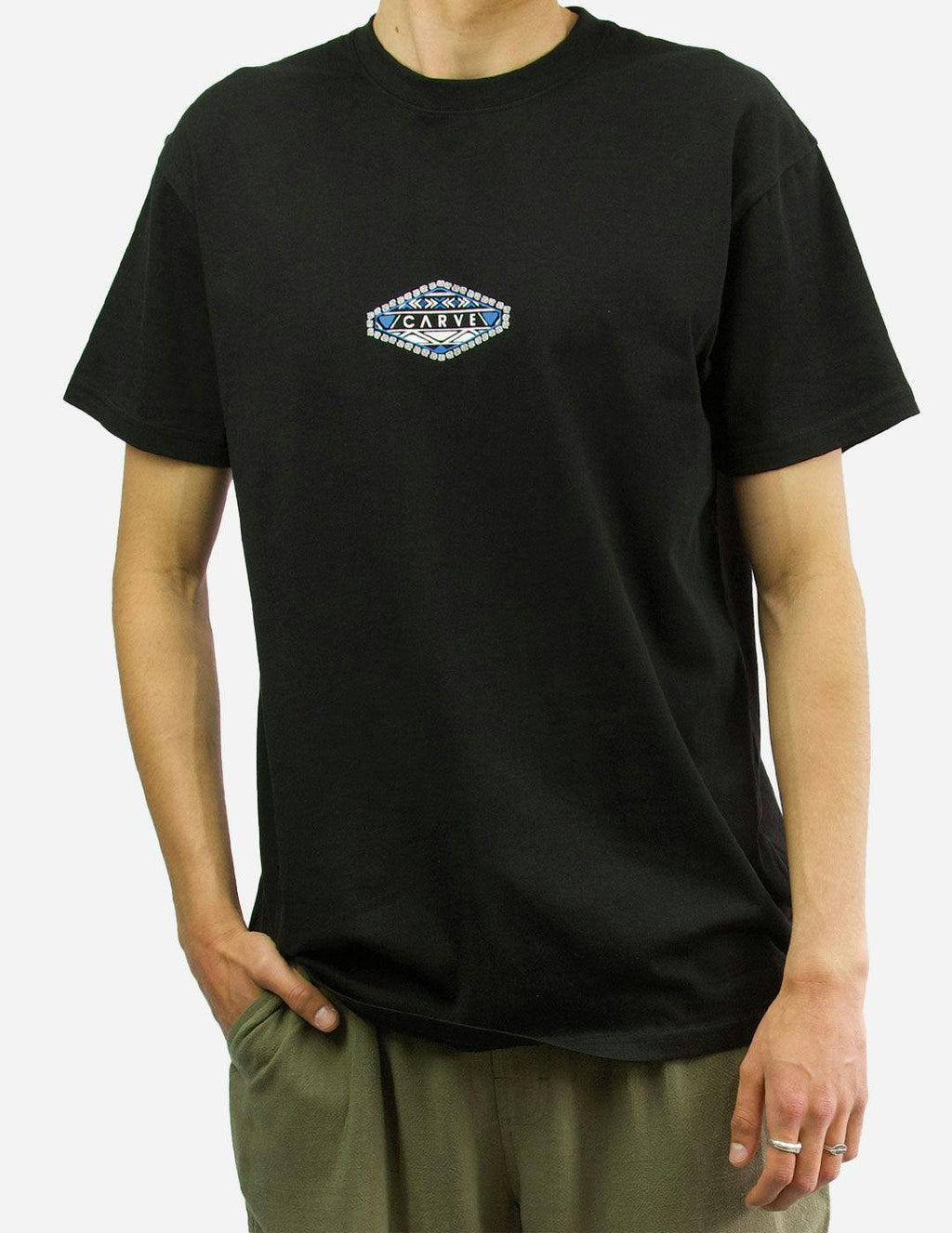 NATIVE - Men's Basic Short Sleeve Tee - Black