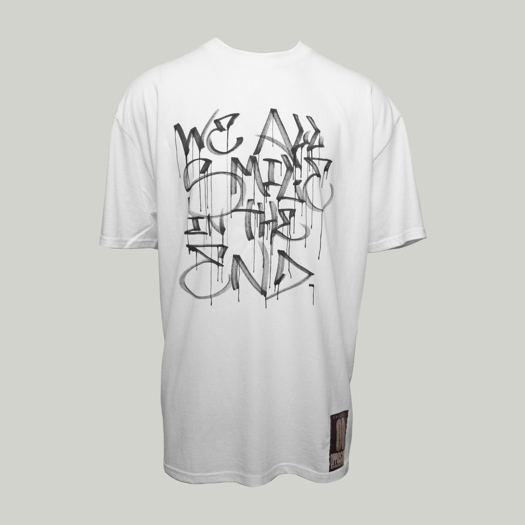 We all smile in the end - Stark White