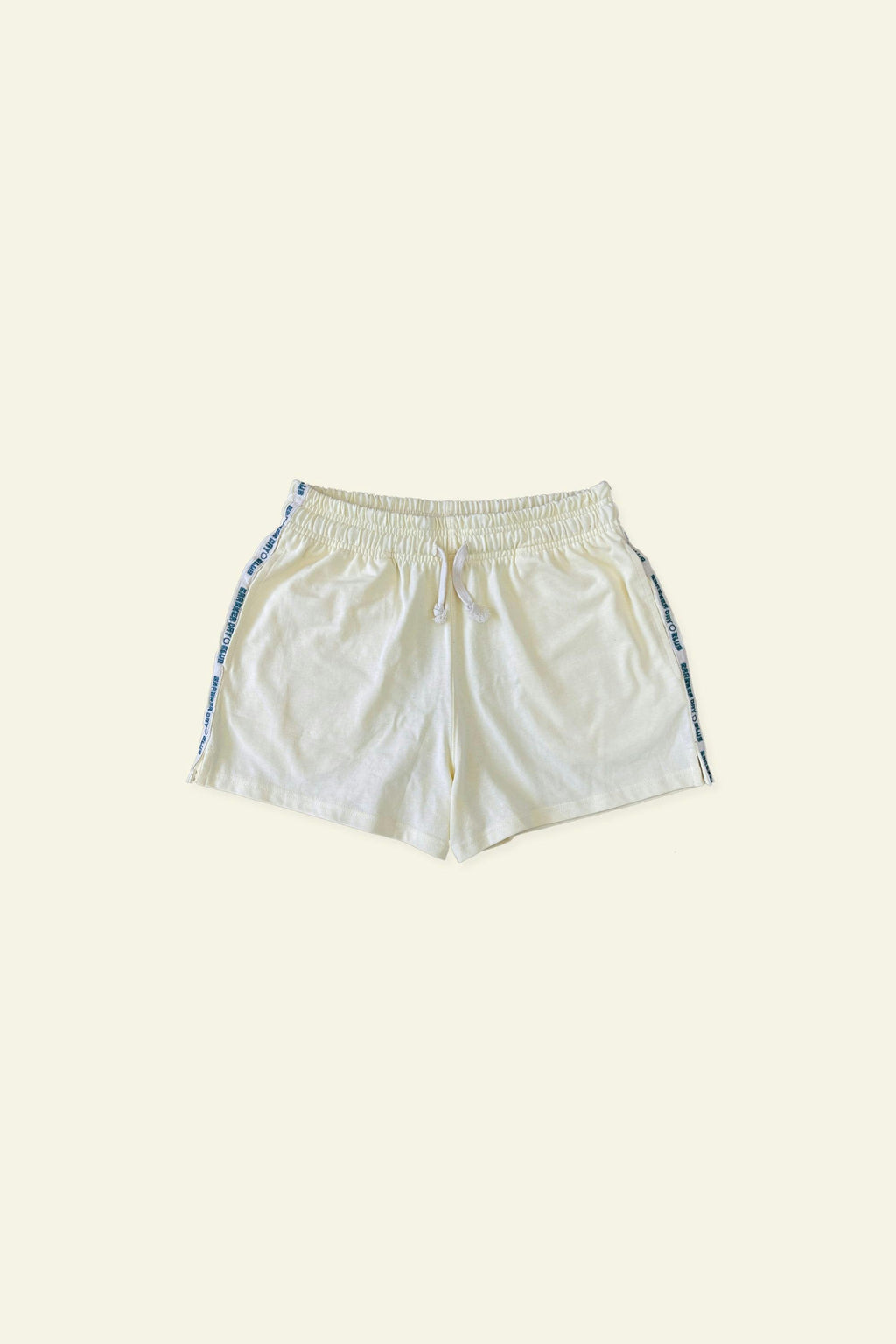 Racer Club Shorts - Butter/Blue