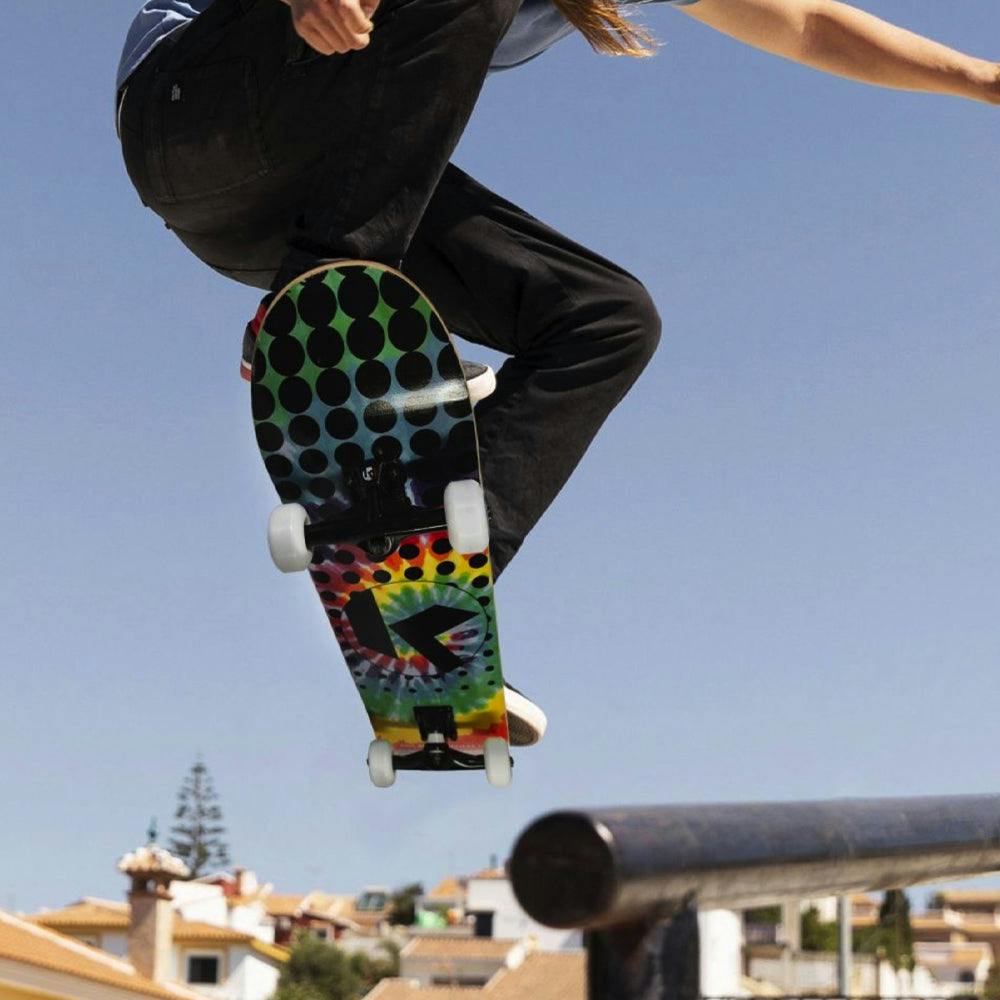 Bravo Sports Kryptonics KR31 Star Series Skateboard - Rainbow Dot