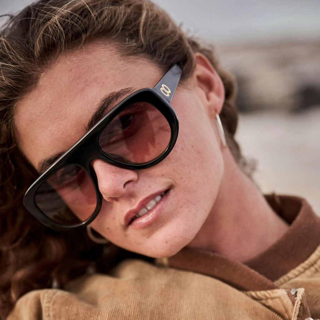 PHASE Gloss Black | Rose Gradient Bio Lens