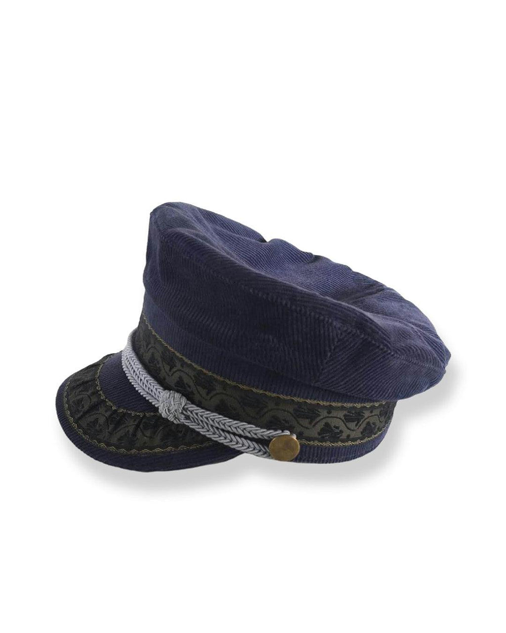 The Naomi Cap - Navy Cordoroy