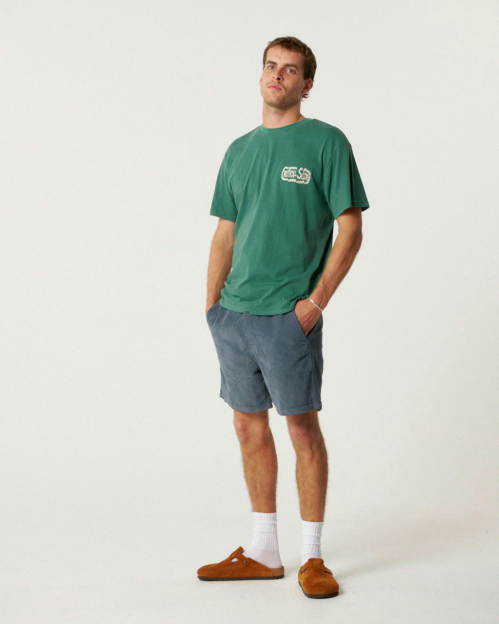 Tiki Tee - Dusty Green