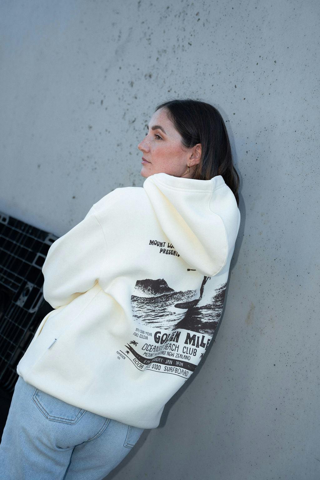 The Golden Mile Hoodie - Natural