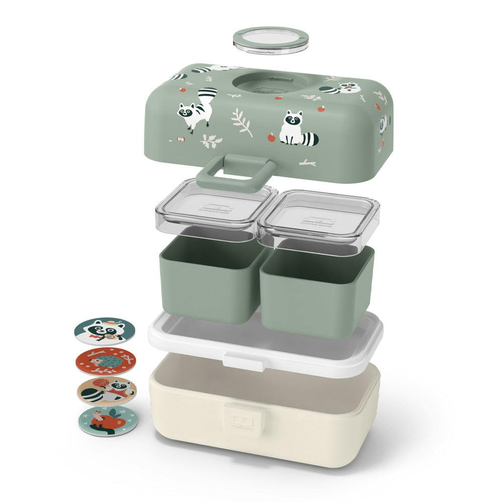 Monbento Mb Tresor Kids Bento Box - Raccoon