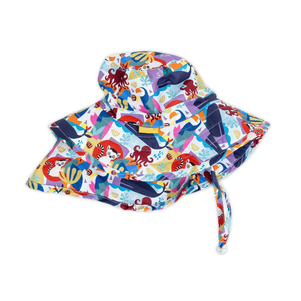 Tyoub Kids’ Sun-Safe Bucket Hat with Neck Flap Animal Spirit
