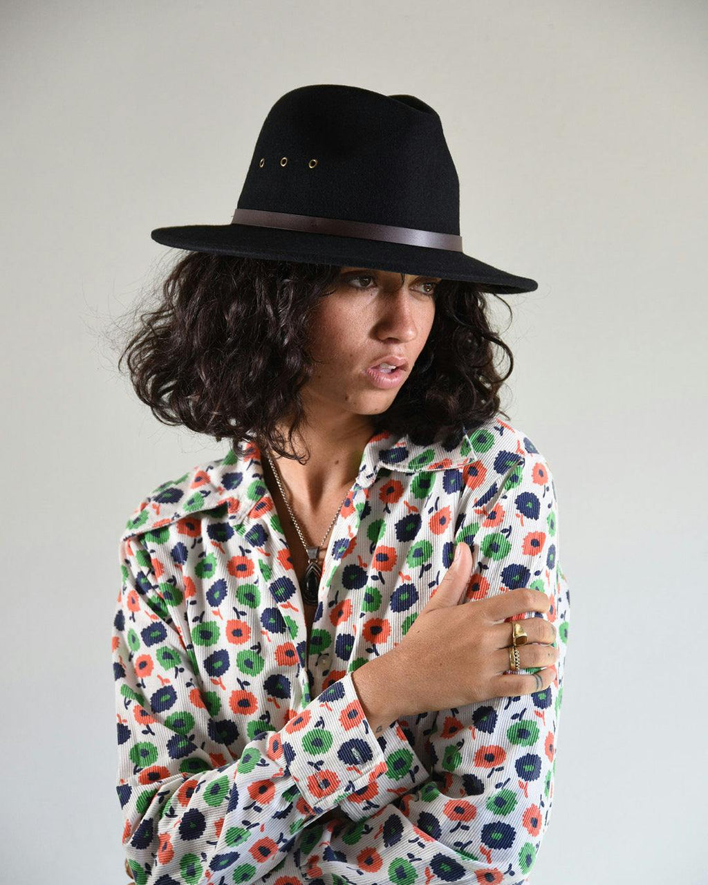 The RataTat Felt Hat - Black