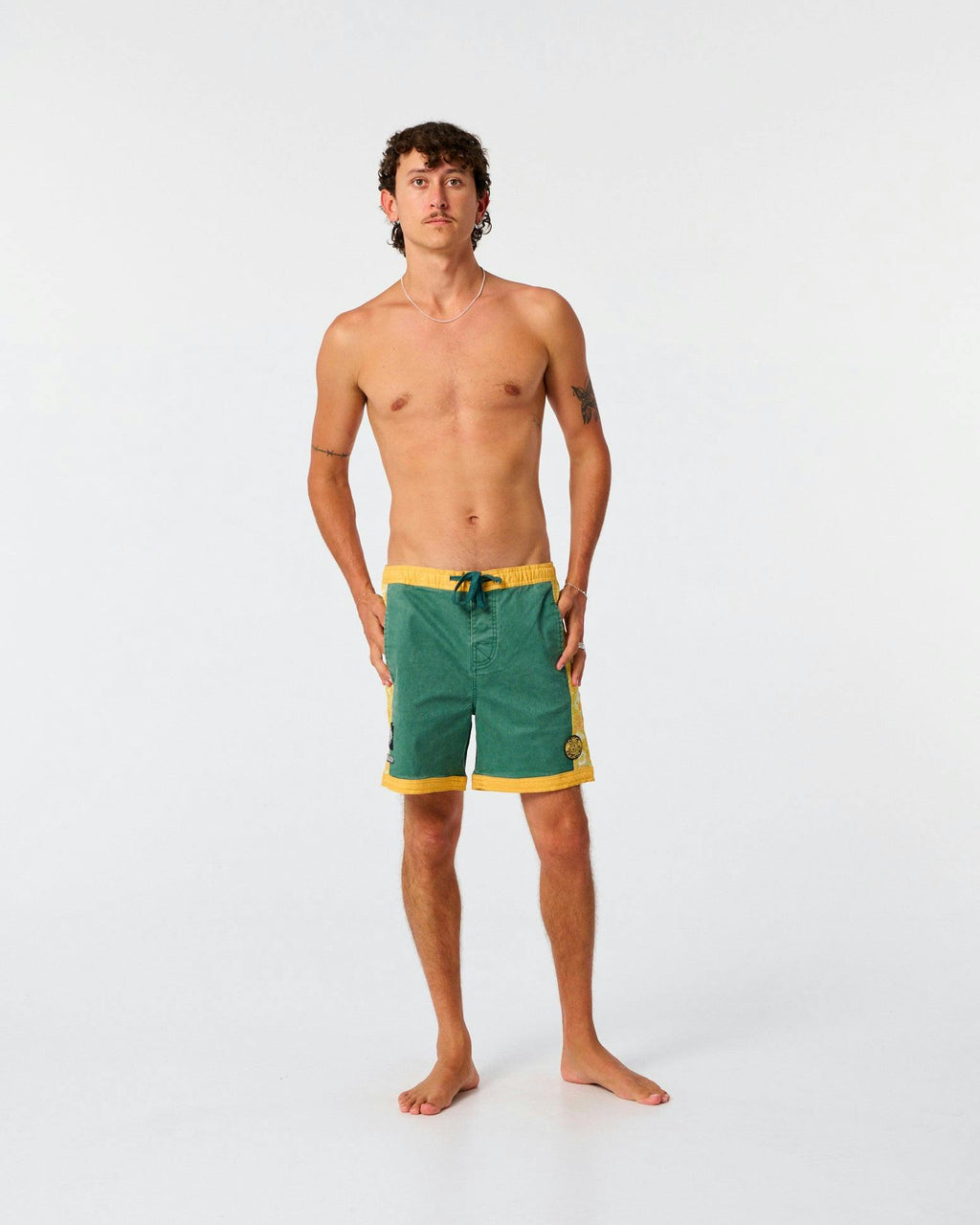 Hazed Mixed Tape Trunk - Dusty Green