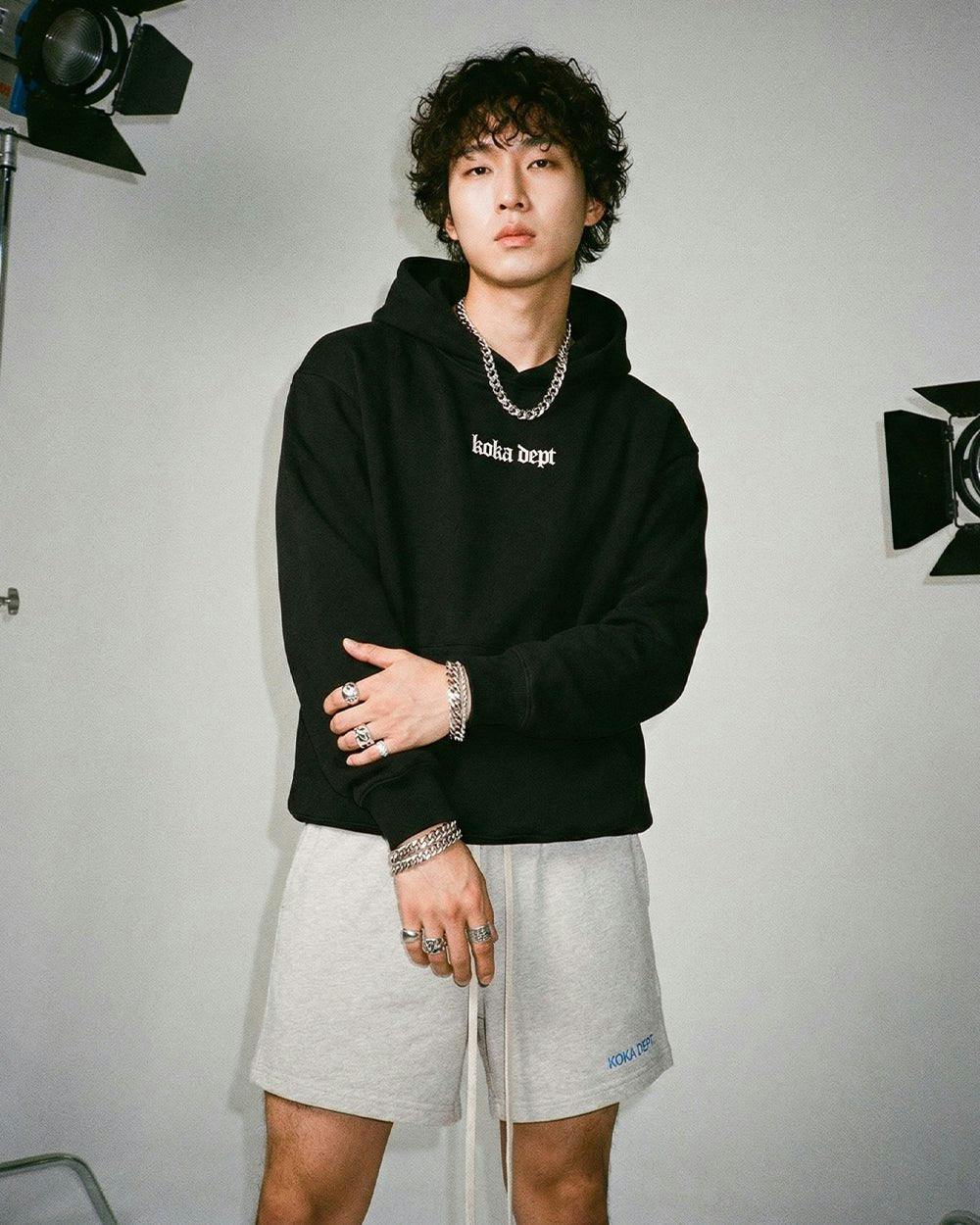 Premium Logo Shorts // GREY