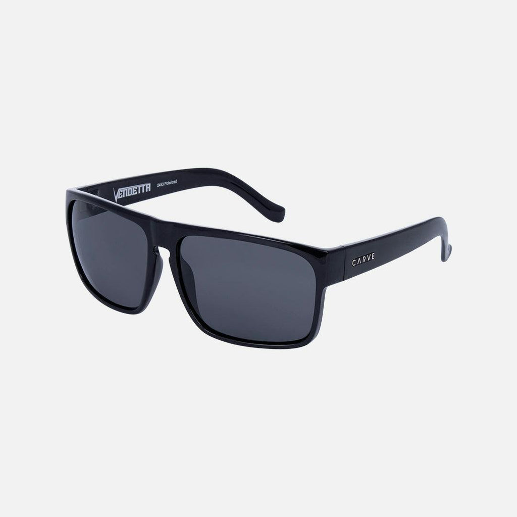 Vendetta - Gloss Black Frame Grey Polarized Lens
