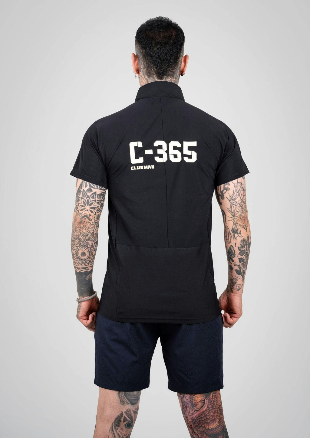 C-365 Strike Zip Tee (Model 825321) - Black