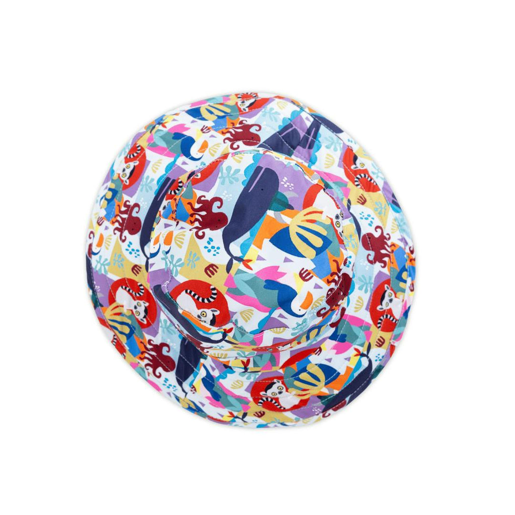 Tyoub Kids’ Sun-Safe Bucket Hat with Neck Flap Animal Spirit