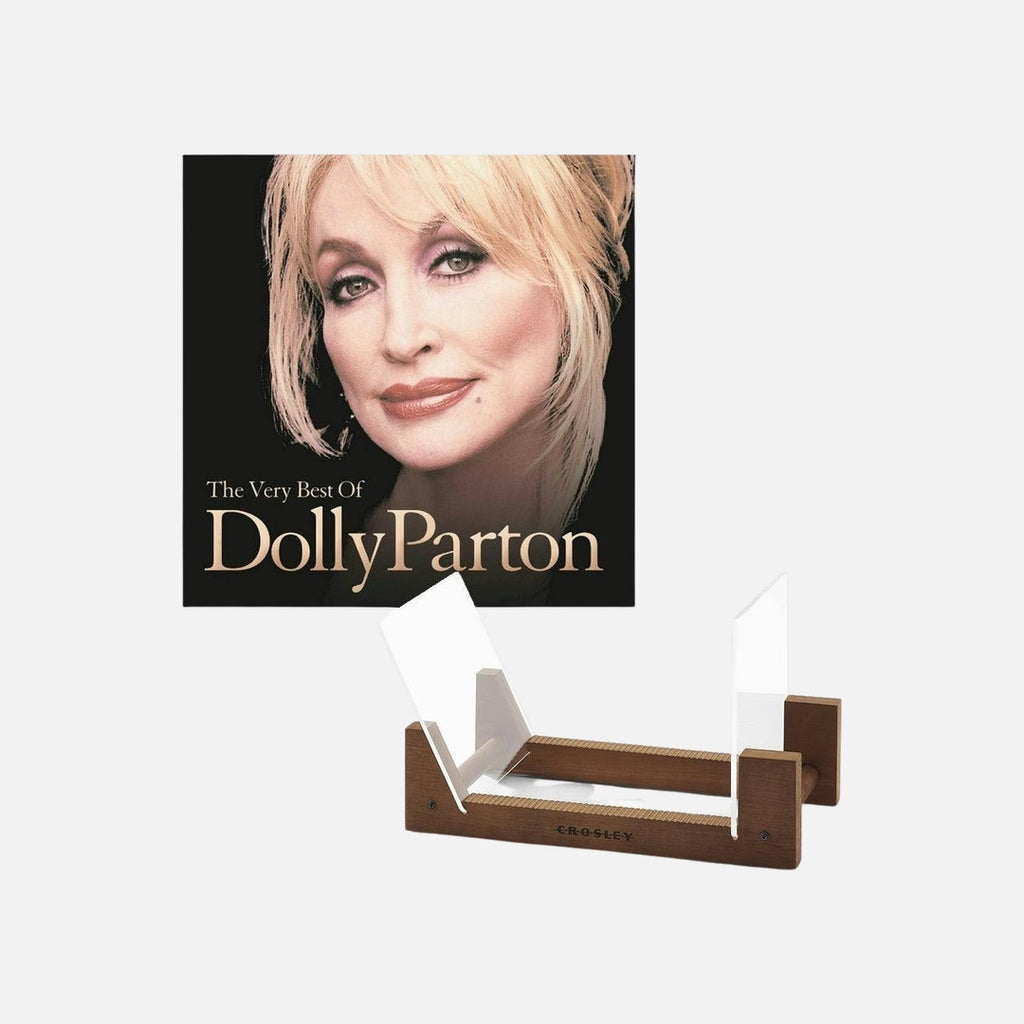 Dolly Parton The Very Best Of Dolly Parton Vinyl Album & Crosley Record Storage Display Stand