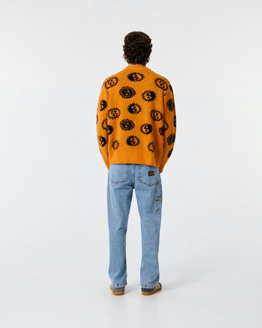Yin Yang Crew Knit - Terracotta