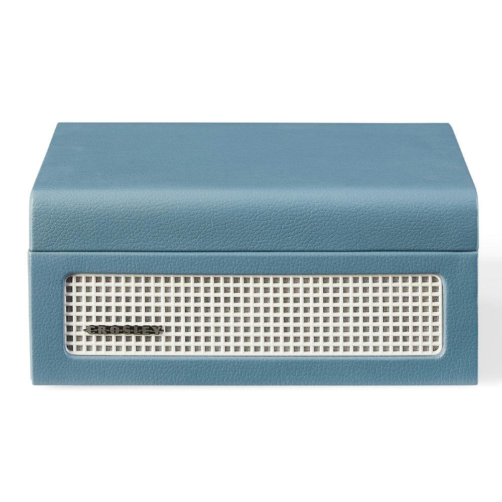 Crosley Voyager Portable Retro CD Player with Stereo Bluetooth Speakers, FM Radio - Washed Blue