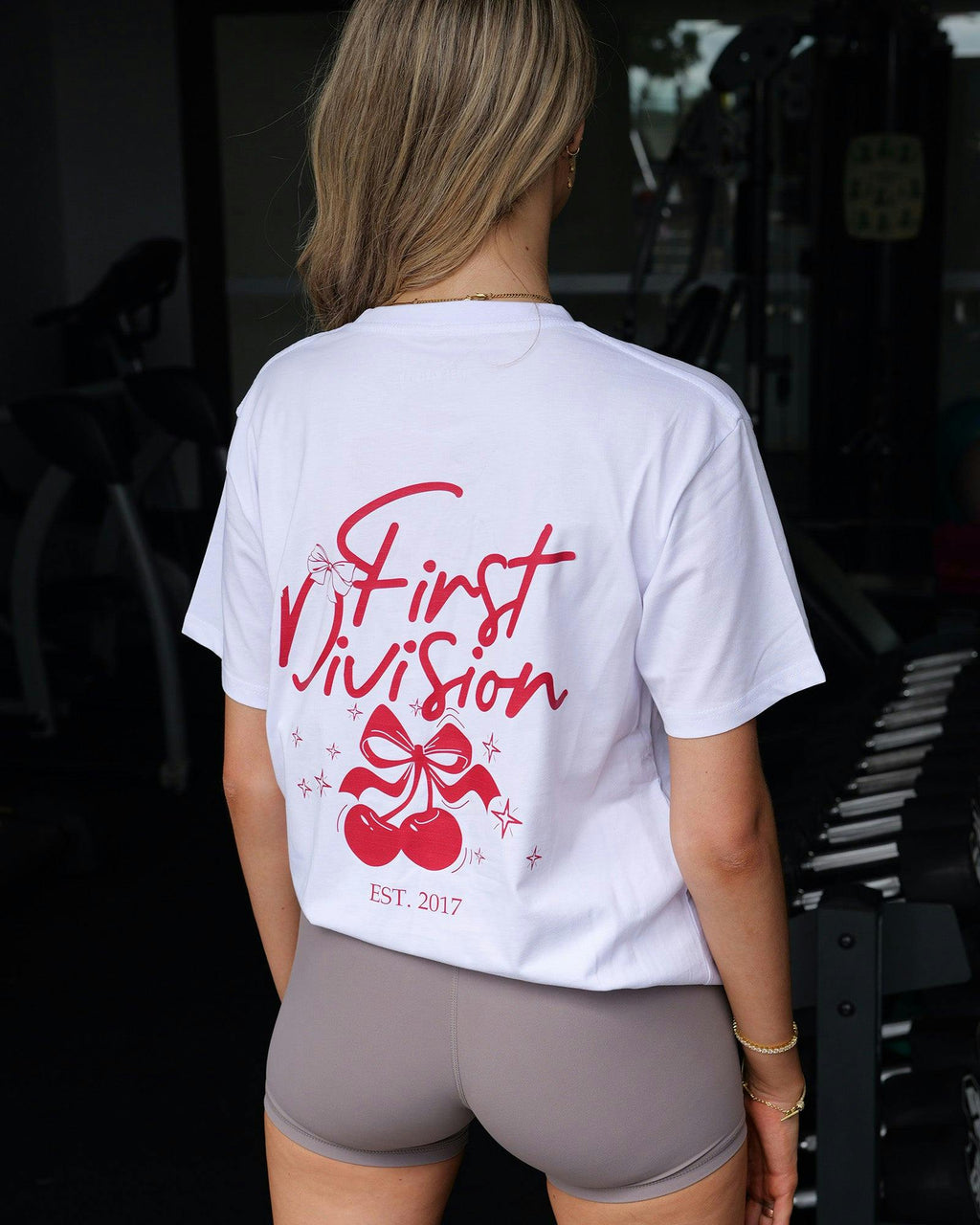 Cherry Cursive Tee