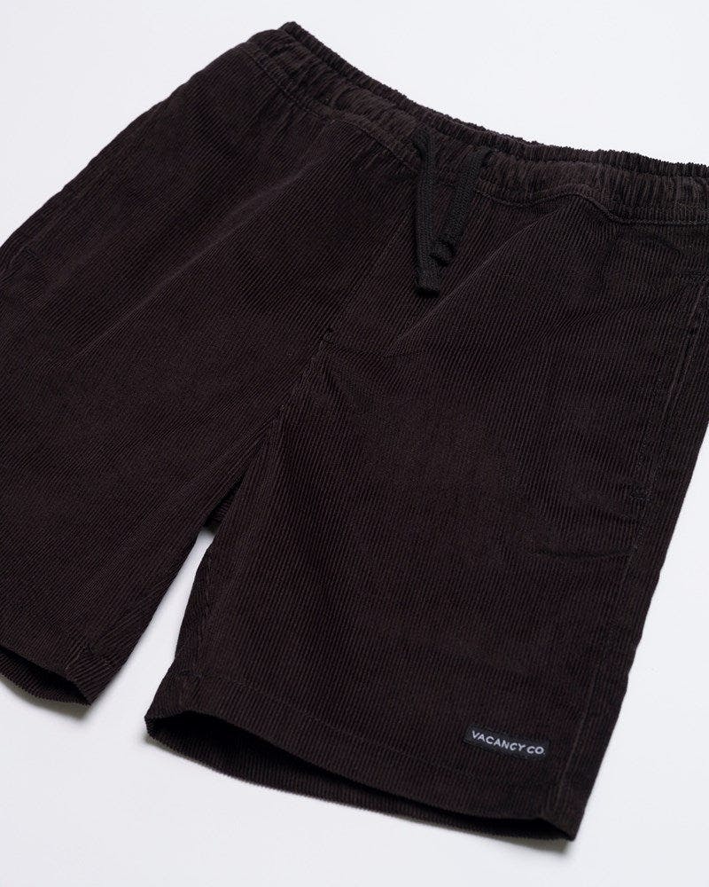 Cord Elastic Waist Stretch Short - Youth