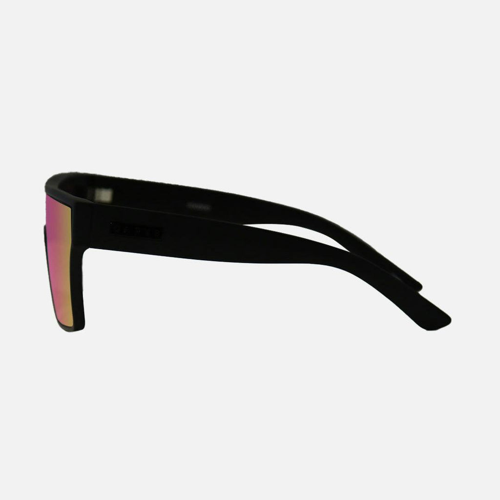 Voodoo - Matte Black Frame Grey Pink Iridium Lens