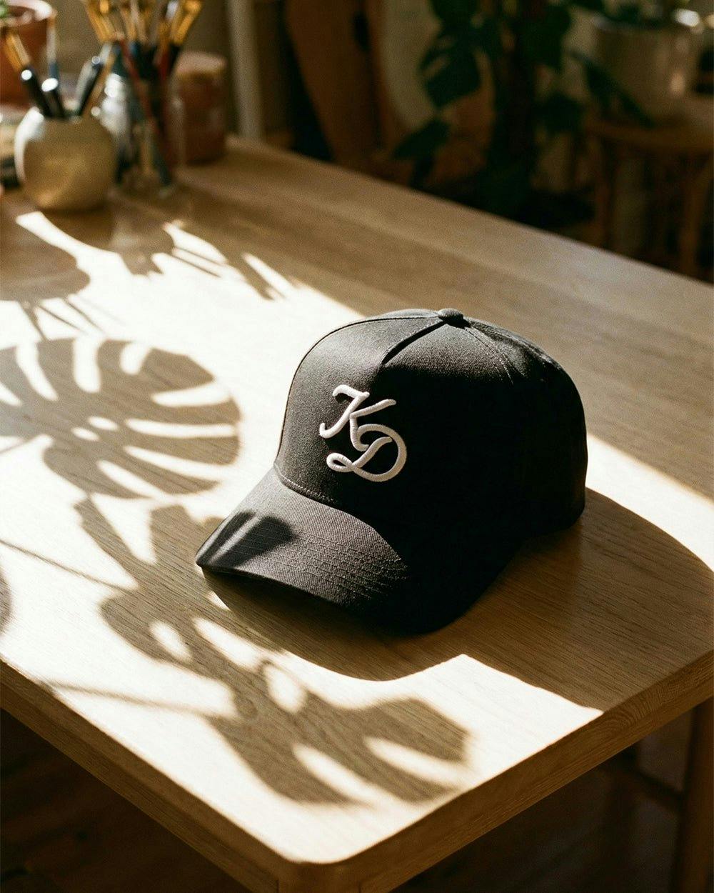 "KD" A-Frame Hat - Black