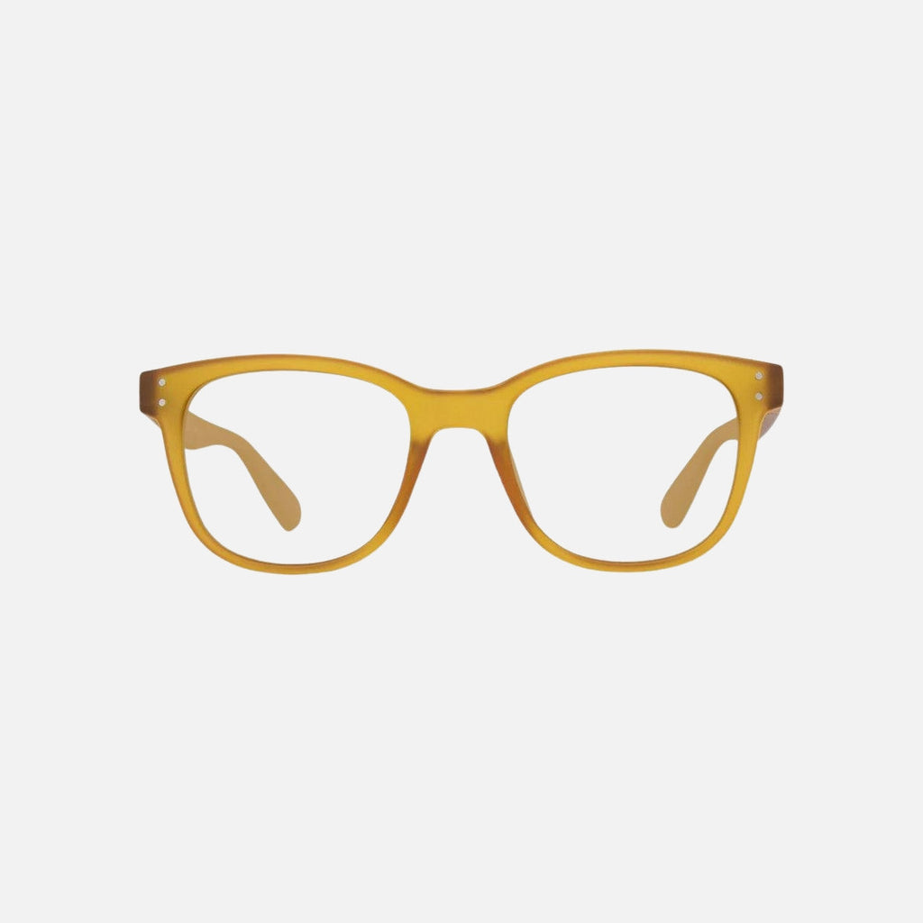 Homeland - Blue Light Matt Honey Frame Glasses