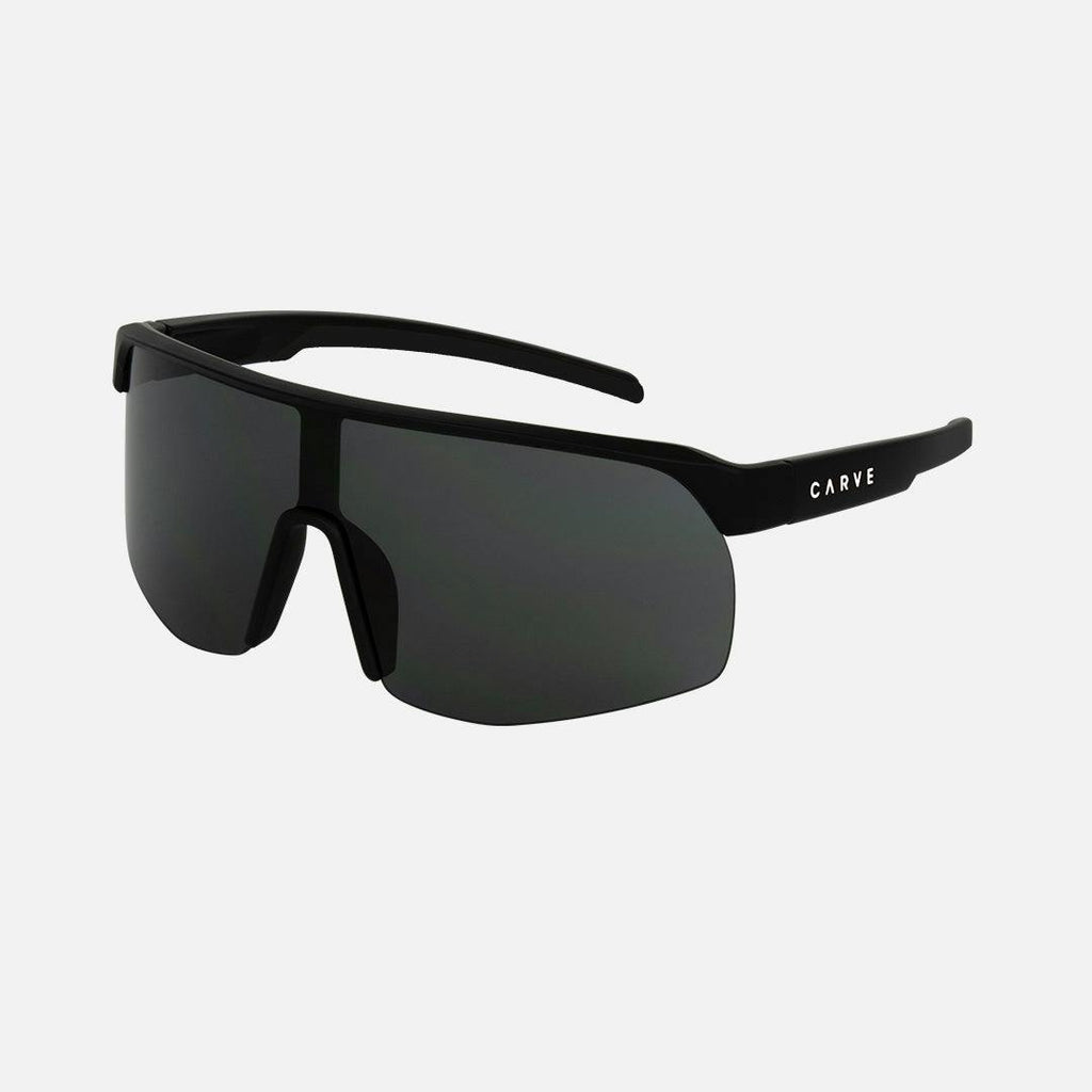 Velocity - Frame: Matte Black with Red Inner Temple   Lens: Grey