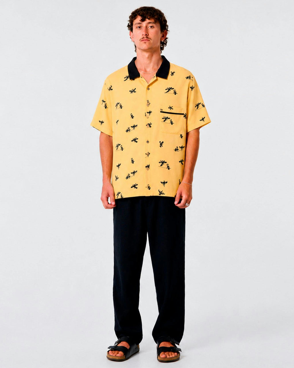 Swoopy Boy Short Sleeve Shirt - Sunflower