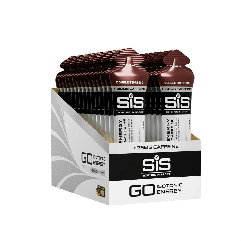 GO Plus Caffeine Gels 60ml 30 Pack Double Espresso