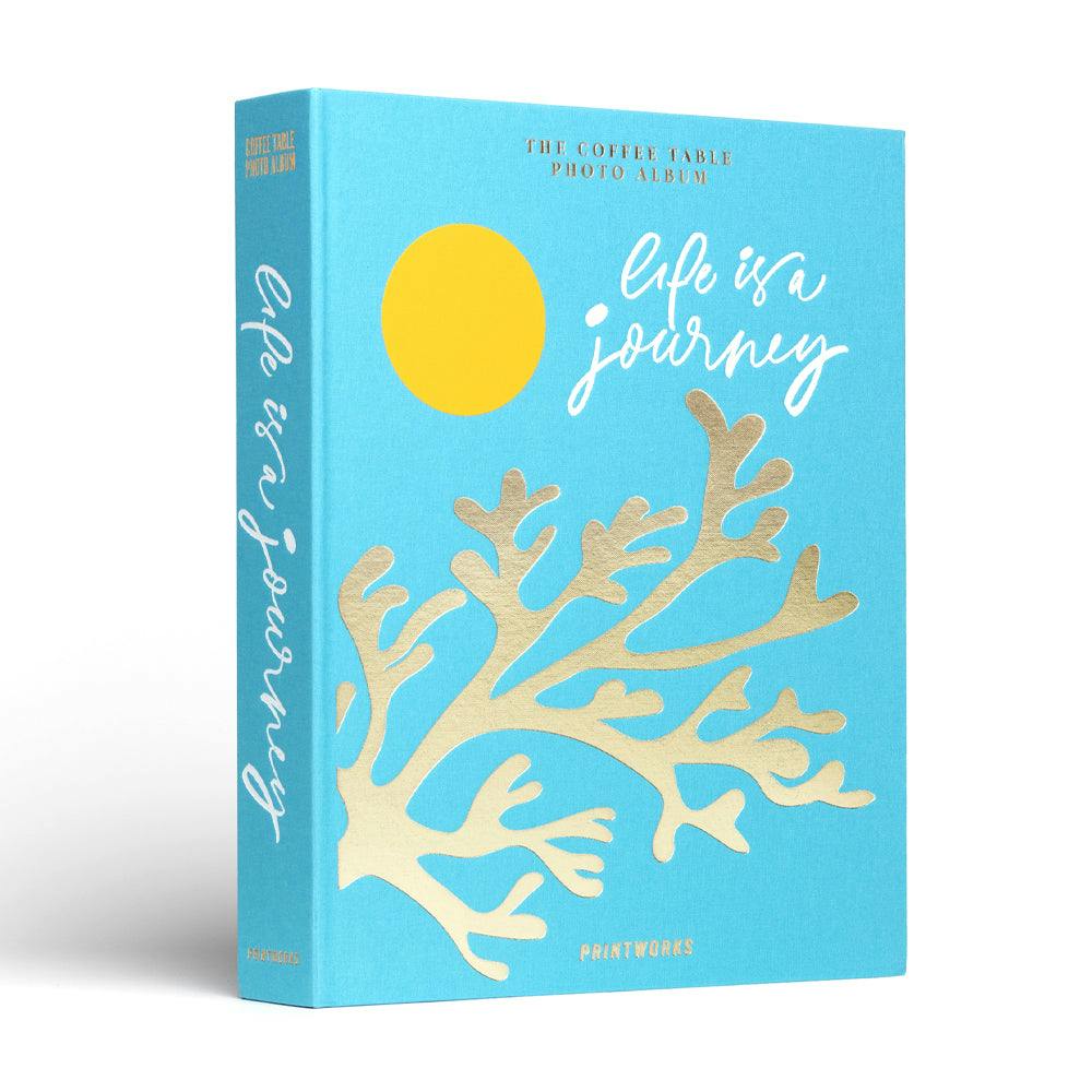 Printworks Photo Album-Life Is A Journey-Turquoise