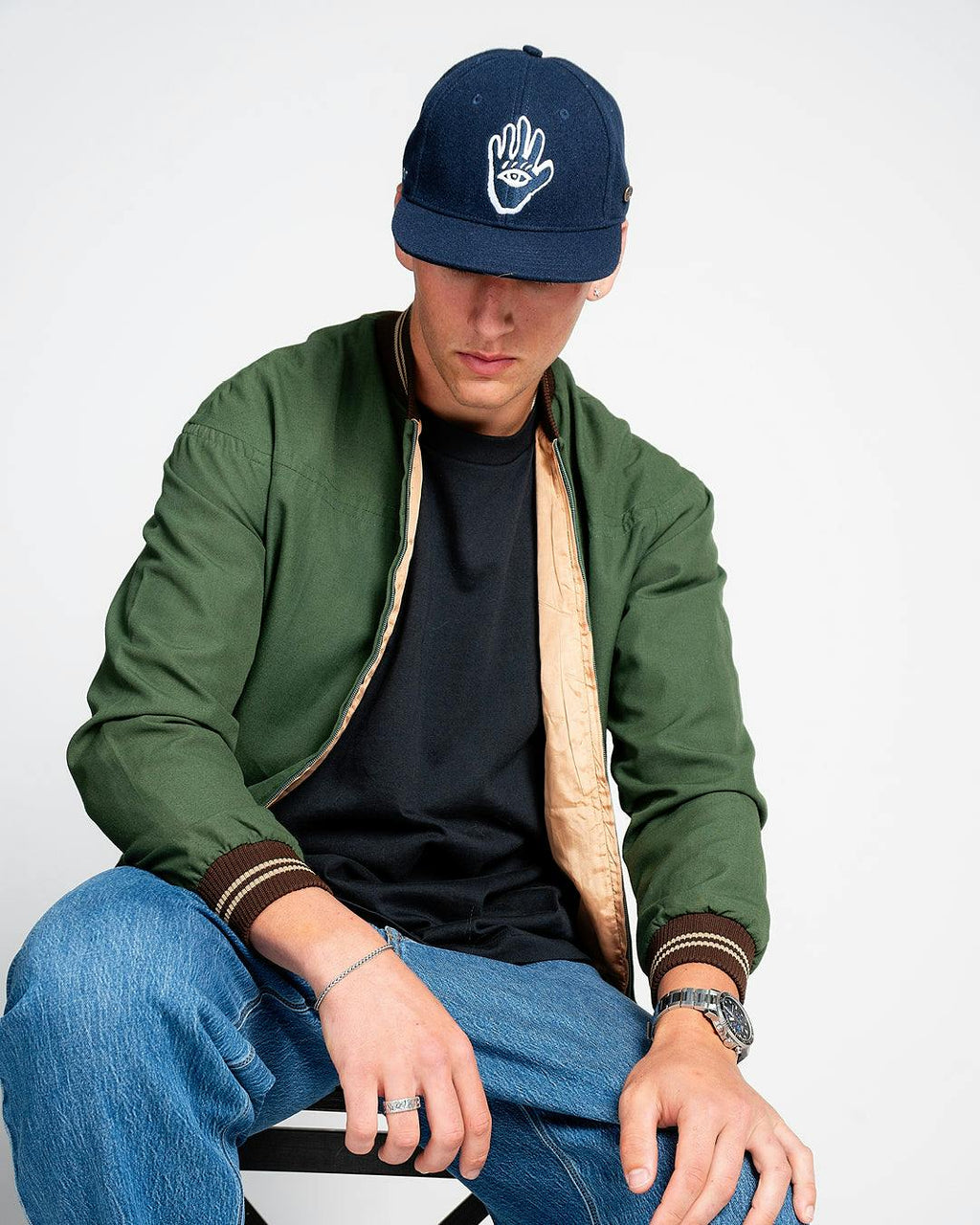 Marty Baptist x FallenBROKENstreet – Miracle Eye Cap – Navy | Limited Edition