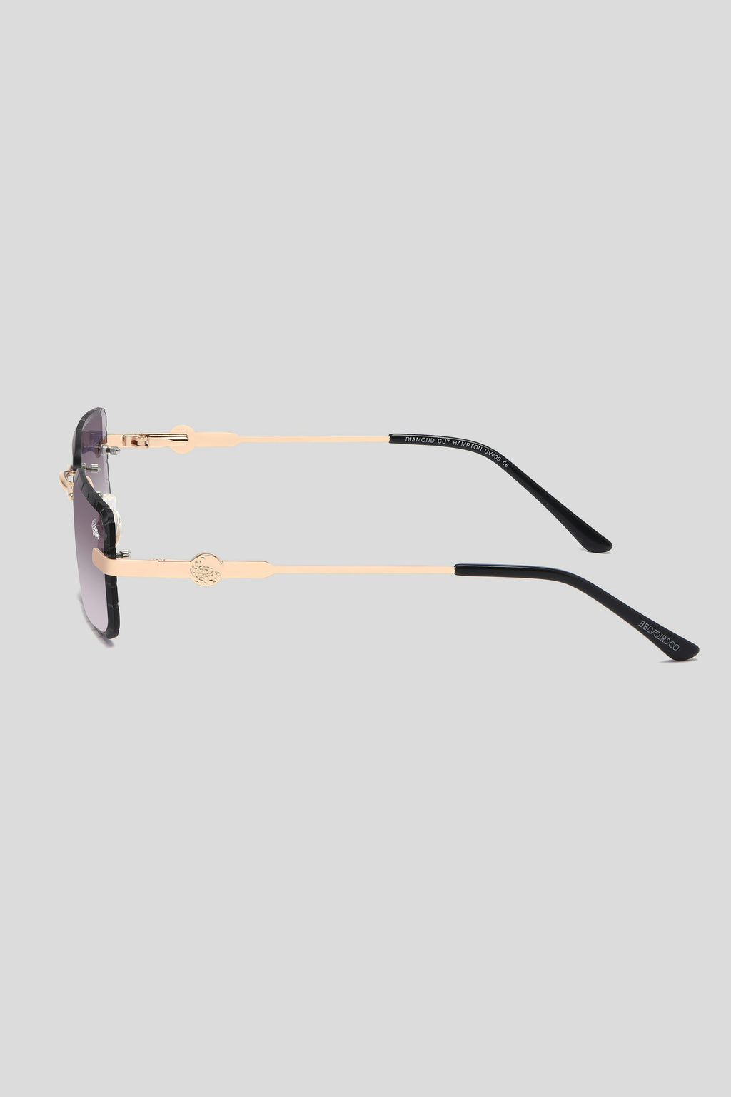 Diamond Cut Hampton Smoke | Gold