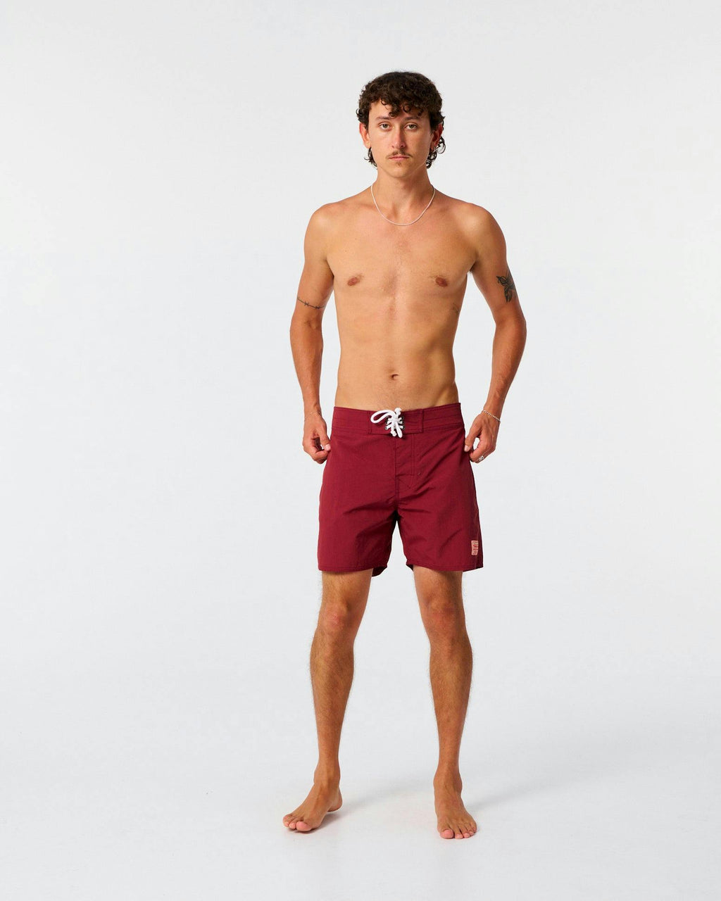 First Point 16" Boardshort - Washed Red