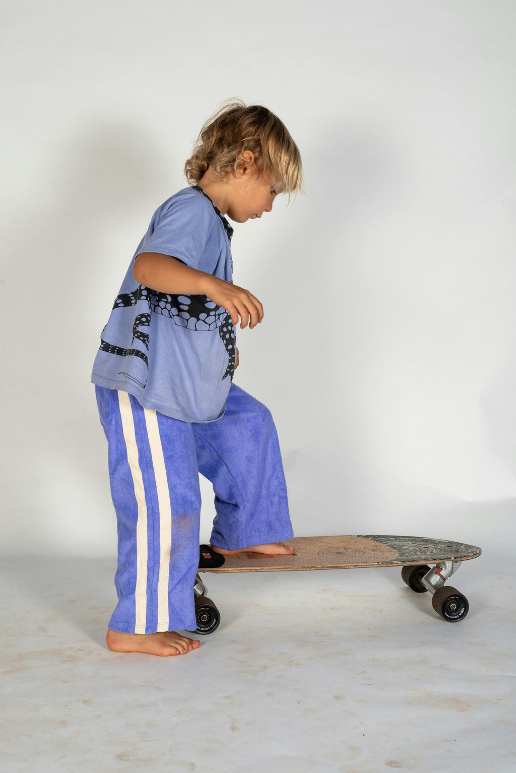 Mini Terry Pant in Lavender