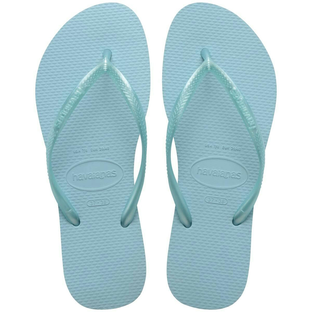 Slim Metallic Thongs