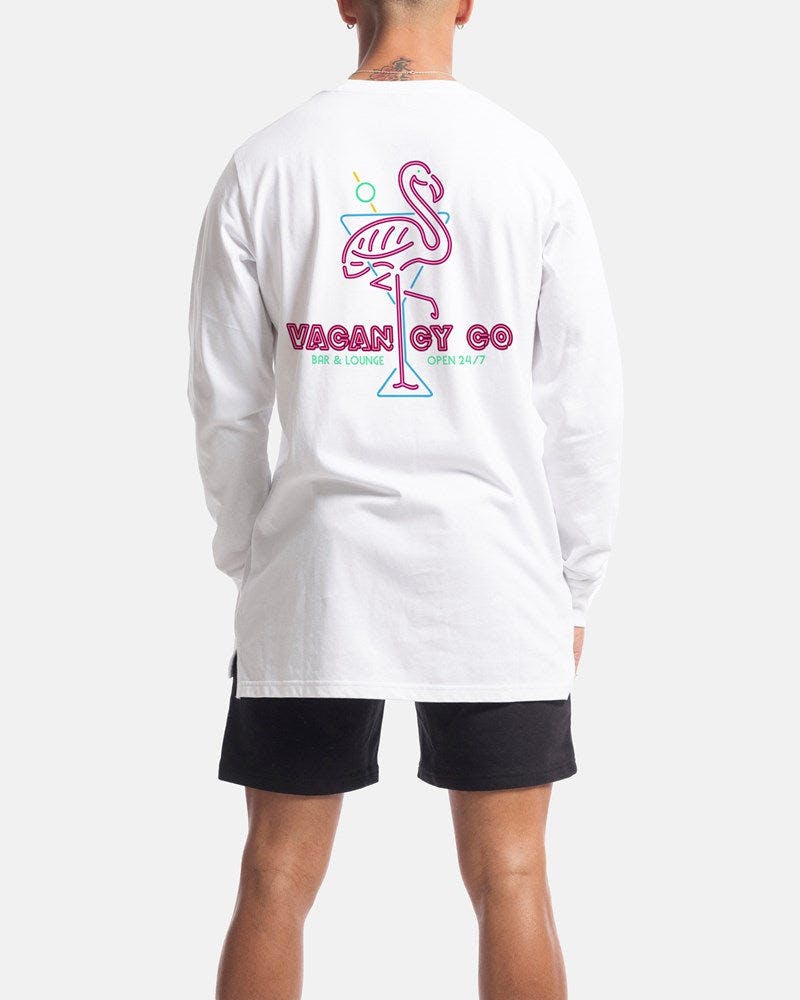 Flamingo Club Long Sleeve Tee