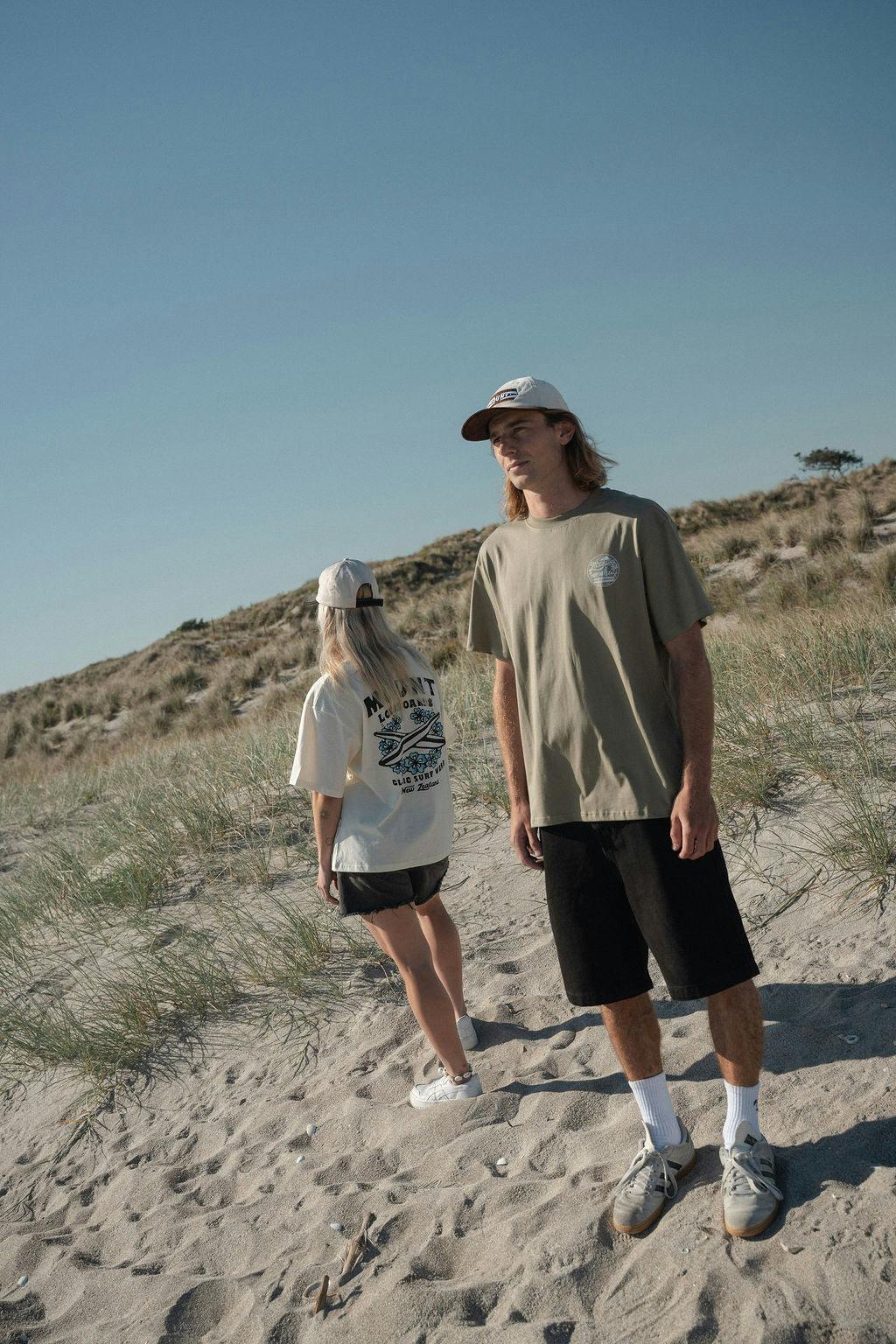 Mount Retro Tee - Khaki